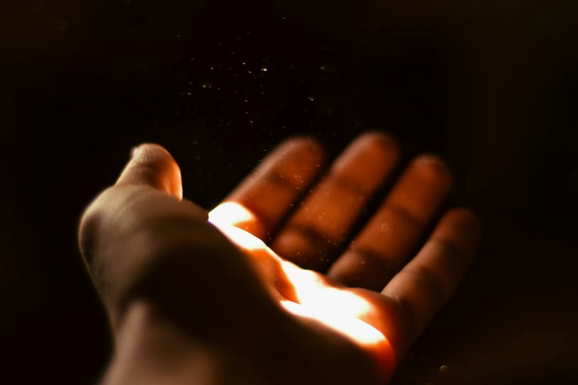 reichende Hand zur Unterstützung, Coaching